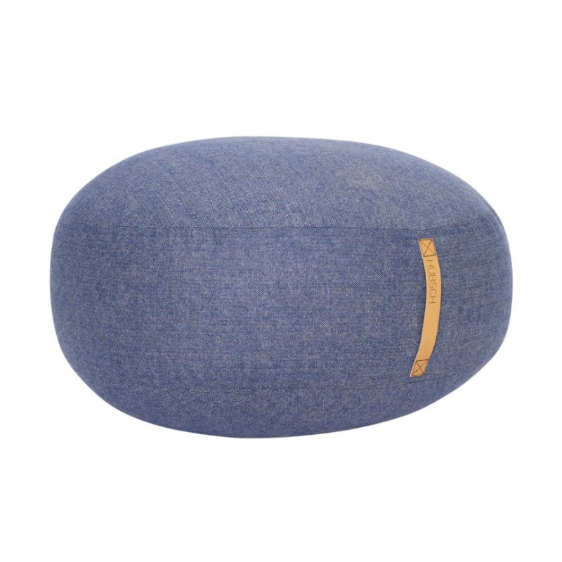 RO MOCHI ROUND POUF WITH LEATHER STRAP Ø70 CM